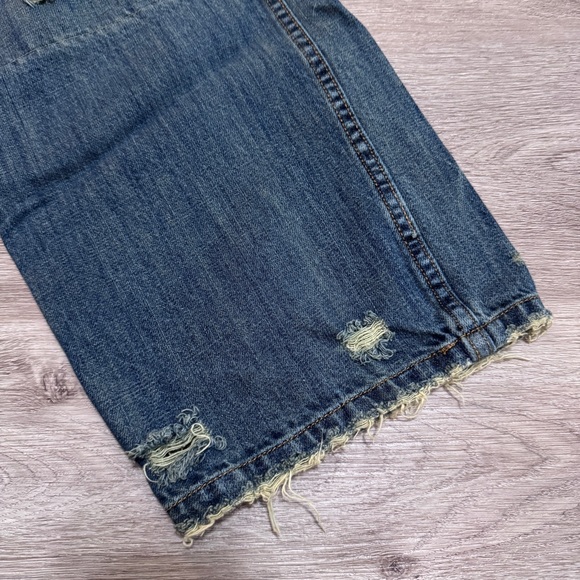 Magnolia Pearl Sanforized Processing Patchwork Jeans Pants One Size Denim Boho - Picture 2 of 10